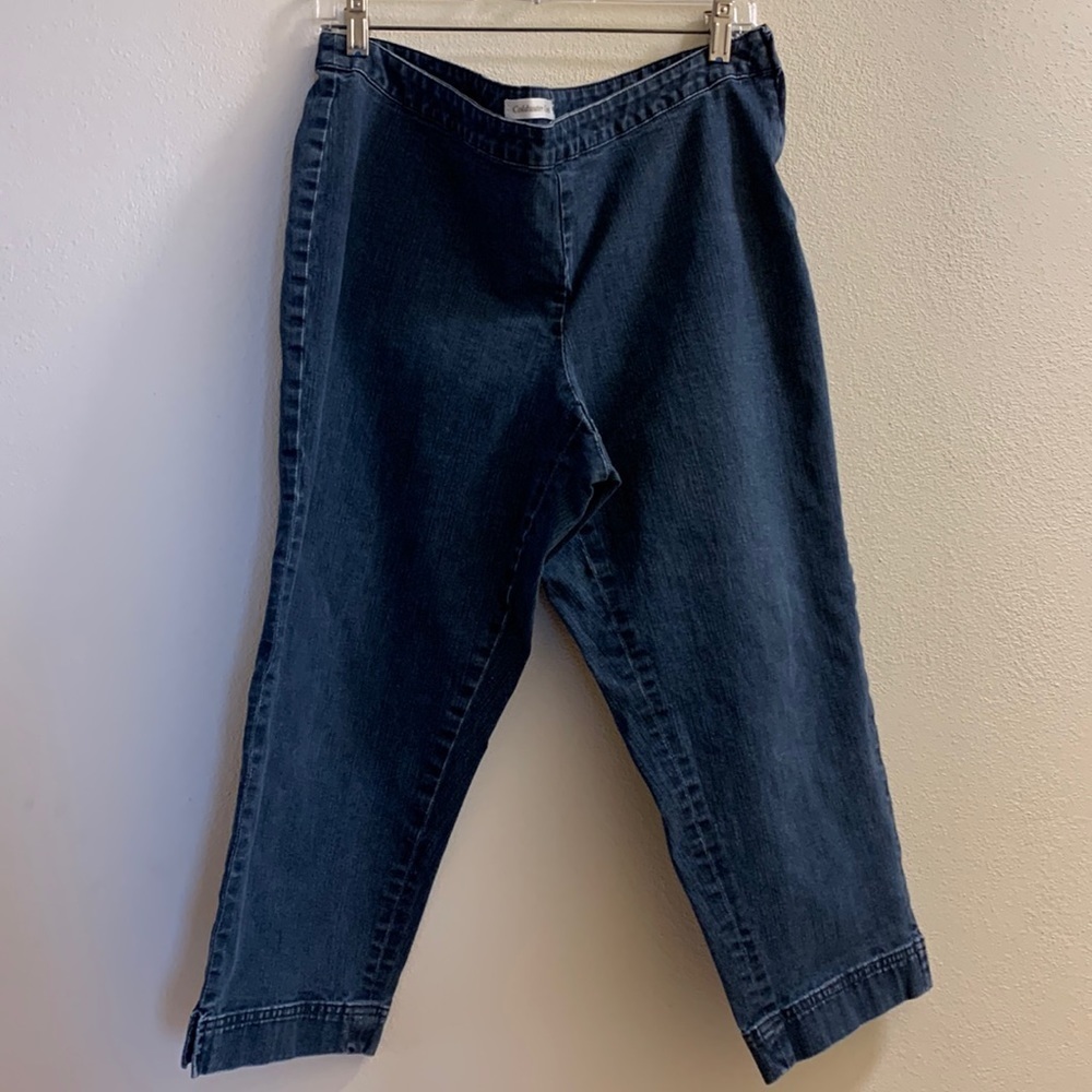 Coldwater Creek Capri Jeans with side zipper size 16